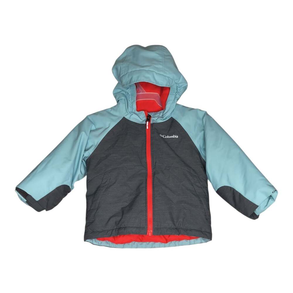 Columbia Alpine Action II Blue Kids Insulated Zip Jacket Omni Heat Unisex 3T